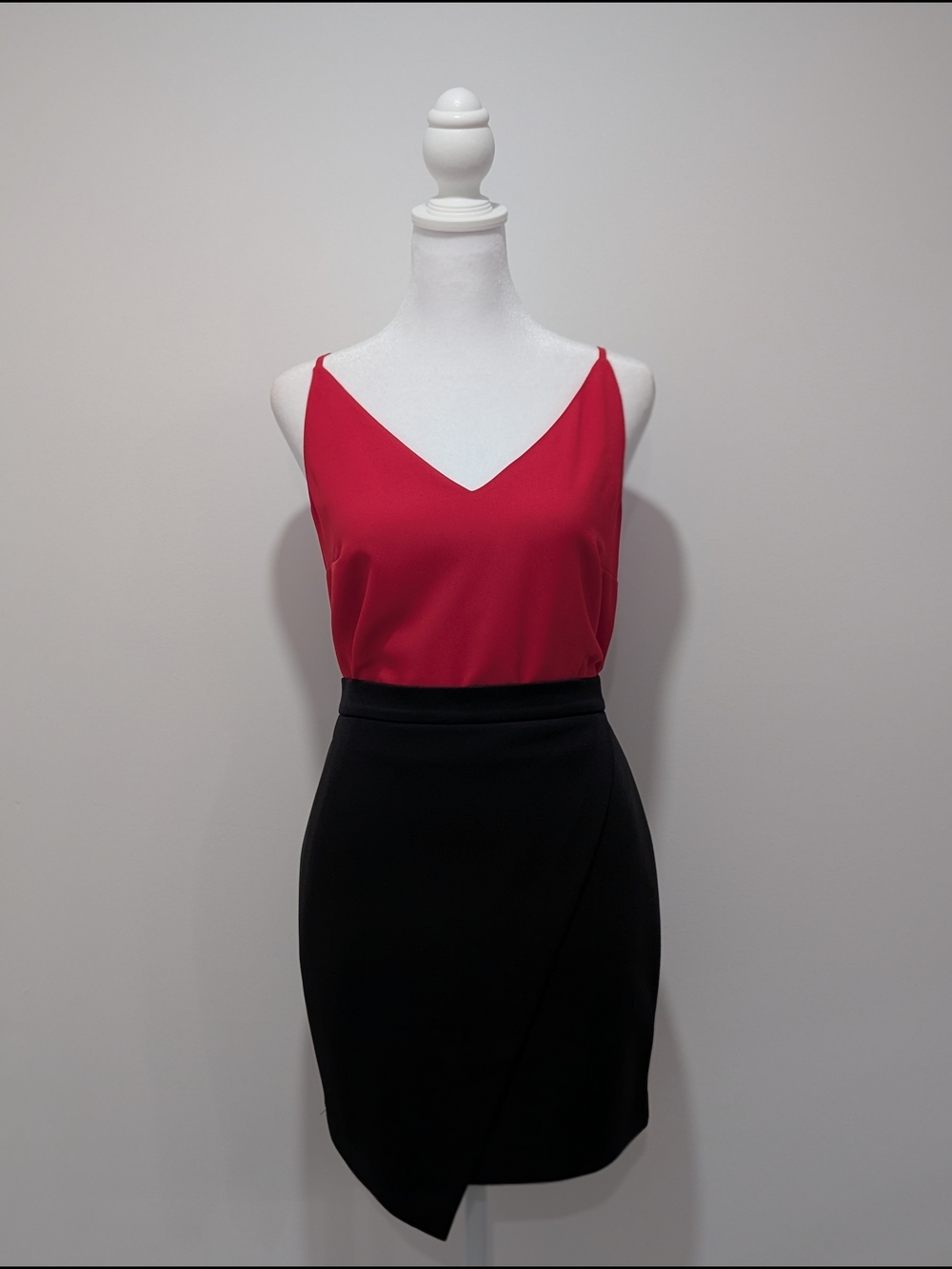 Dynamite Bold Red V-Neck Cami